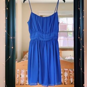 Indigo Spaghetti Strap Dress